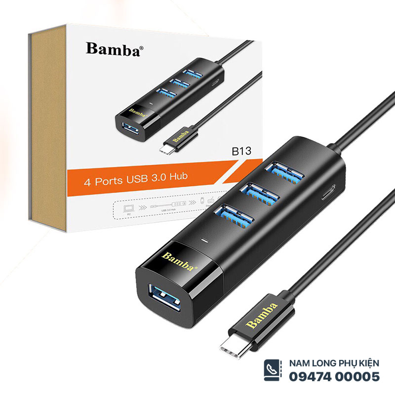 hub chuyen type c to 4 usb